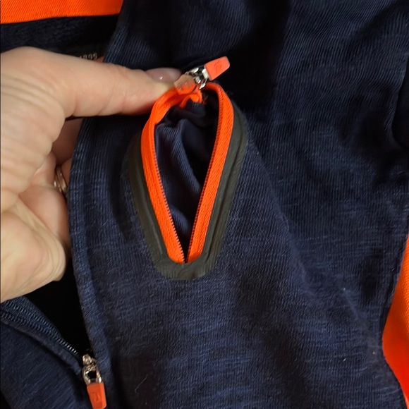 Kids Navy and Orange Tracksuit Set - Picture 3 of 4